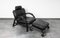 Lounge Chair with Stool attributed to Mario Bellini for Natuzzi, Set of 2 20