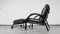 Lounge Chair with Stool attributed to Mario Bellini for Natuzzi, Set of 2, Image 2