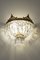 Lámparas de pared estilo Imperio vintage con gotas colgantes, años 40. Juego de 2, Imagen 6
