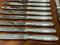 Silver-Plated Cheese Knives Rubans Model from Christofle, Set of 12 5