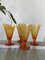 Vintage Cone-Shaped Ice Cream Cups, 1980s, Set of 4 1