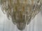 Lampadario rotondo in vetro di Murano dorato e trasparente, 2000, Immagine 6
