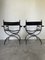 Leather Curules Emperor Armchairs, 1980s, Set of 2, Image 31
