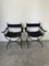 Leather Curules Emperor Armchairs, 1980s, Set of 2 1