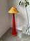 Lámpara de pie Pop en rojo, años 80, Imagen 11