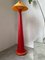 Lámpara de pie Pop en rojo, años 80, Imagen 12