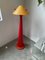 Rote Pop Stehlampe, 1980er 1