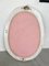 Oval Ceramic Mirror with Flowers, 1980s 23