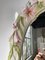 Miroir Ovale en Céramique avec Fleurs, 1980s 12