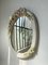 Oval Ceramic Mirror with Flowers, 1980s 15