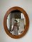 Specchio ovale in ciliegio, anni '70, Immagine 18