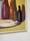Bottles, 1970s, Oil on Canvas, Framed 16