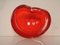 Vintage Italian Red Murano Glass Ashtray, 1960s 9