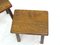Tavolini ad incastro vintage in quercia, set di 3, Immagine 15