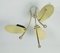 Mid-Century 3-Light Ceiling Light in Brass and Metal from Stilnovo, 1950s, Image 1