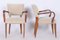 Vintage French Art Deco Armchairs in Beech by Jules Leleu, 1930s, Set of 2 3