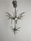 Lámpara de araña Trilobi con cuatro luces de cristal de Murano de Venini, años 60, Imagen 7