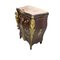 Antique Wooden Chest with Wilt Bronzes and Marble Top 9