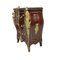 Antique Wooden Chest with Wilt Bronzes and Marble Top 4