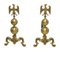Alari antichi in bronzo con parte superiore a forma di aquila, set di 2, Immagine 4
