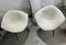 421 Diamond Chairs in Black and White with Off White Upholstery by Harry Bertoia for Knoll, 1960s, Set of 2, Image 9