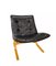 Vintage Danish Leather Siesta Chair by Ingmar Relling, 1970s 2