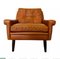 Mid-Century Danish Leather Lounge Chair by Svend Skipper, 1960s 1
