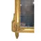 Antiker geschnitzter Spiegel aus vergoldetem Gold 2