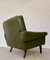 Vintage Danish Low Back Lounge Chair in Green Leather by Svend Skipper for Skipper, 1960s 5
