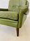 Dänischer Vintage Sessel mit Niedriger Rückenlehne aus Grünem Leder von Svend Skipper für Skipper, 1960er 10