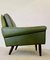 Dänischer Vintage Sessel mit Niedriger Rückenlehne aus Grünem Leder von Svend Skipper für Skipper, 1960er 7