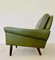 Dänischer Vintage Sessel mit Niedriger Rückenlehne aus Grünem Leder von Svend Skipper für Skipper, 1960er 8