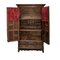 Antique Spanish Castillian Carved Wood Cabinet 4
