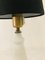 Vintage Italian Brass and Opaline Glass Lamp, 1960s, Image 4