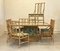 Large Bamboo Sambú Model Table and Chairs by Vivai Del Sud, 1970s, Set of 9 17