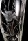 Italian Cut and Ground Crystal Vase with Flower Decoration, 1983 10