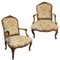 Louis XV Bergeres Chairs, Set of 2 1