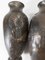 Japanische Mid-Century Zinn Vasen aus gemischtem Metall, 2er Set 5