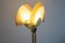 Stehlampe aus Messing mit Glasarbeiten von Vetro Vito, Italien 3