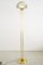 Brass Floor Lamp with Glass Work by Vetro Vito, Italy 1