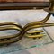 Mid-Century Modern Brass and Verde Nilo Glass Candleholder, 1950s, Image 7