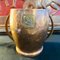 Italienischer Art Deco Weinkühler aus gehämmertem Kupfer & Messing, 1940er 3