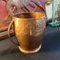 Vintage Italian Art Deco Hammered Copper and Brass Wine Cooler, 1940s 2