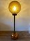 Lampade da terra in stile Art Déco con paralume rotondo in vetro, anni '50, Immagine 6