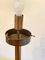 Lampade da terra in stile Art Déco con paralume rotondo in vetro, anni '50, Immagine 4