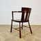 Vintage Wooden and Leather Former Clerks Chair by G.H.K, 1930s, Image 10