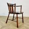 Vintage Wooden and Leather Former Clerks Chair by G.H.K, 1930s, Image 4