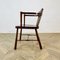 Vintage Wooden and Leather Former Clerks Chair by G.H.K, 1930s, Image 8