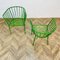 Vintage Italian Green Metal Chairs, 1970s, Set of 2, Image 16