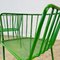 Grüne Italienische Vintage Metall Stühle, 1970er, 2er Set 10
